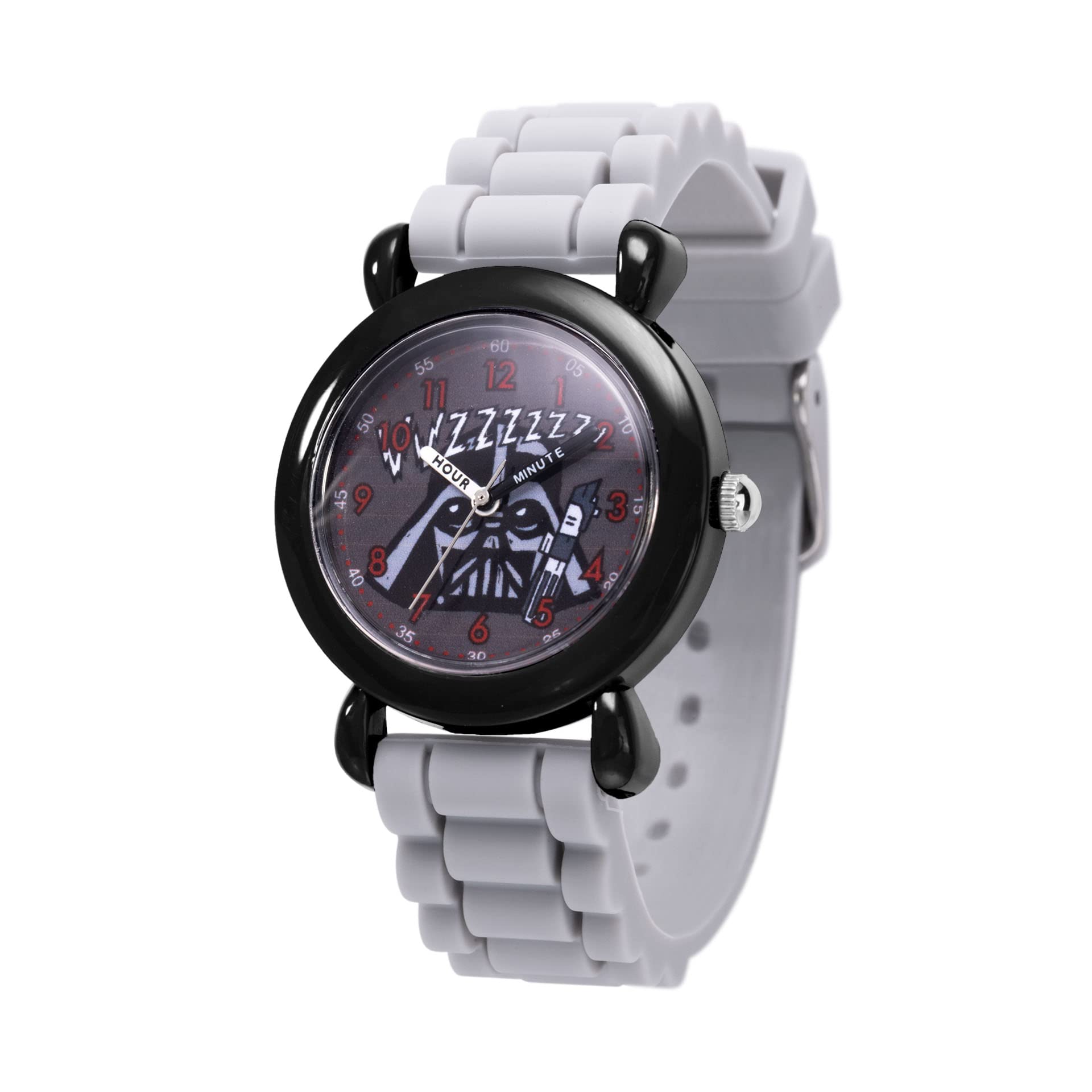STAR WARS Kids' Plastic Time Teacher Analog Quartz Silicone Strap Watch