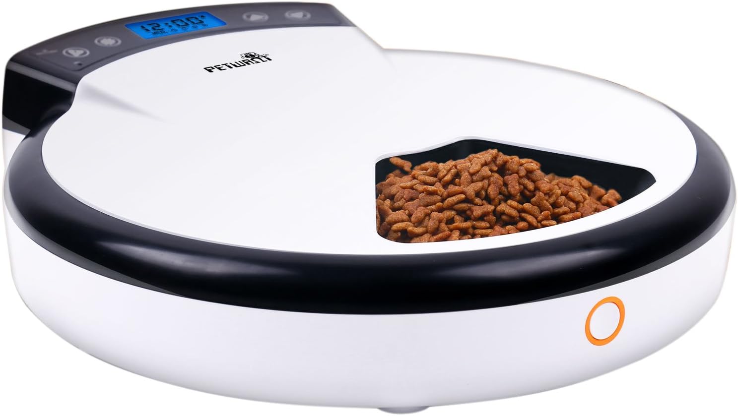 Petwant 5-Meal Automatic Pet Feeder For Cat And Dogs