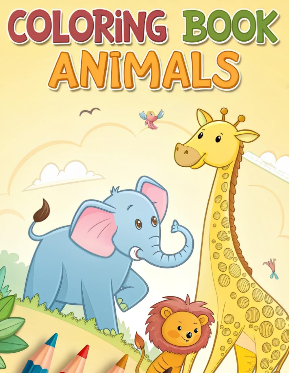 Fun and Creative Children’s Animal Coloring Book for Learning and Imagination