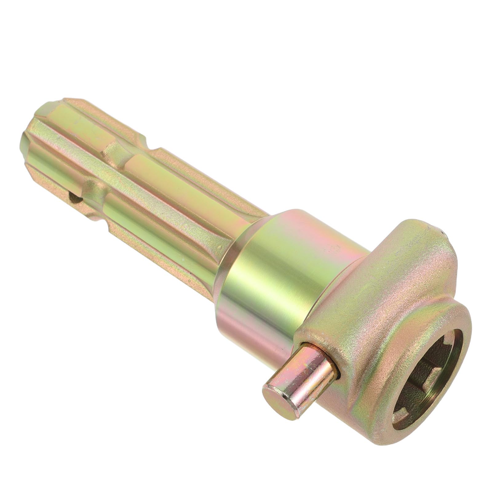 ULTECHNOVO Adattatore Prolunga Pto 1-3/8 Pollici 6 Denti Maschio e Femmina in Ferro Zincato Compatibile per Attrezzature Agricole e Lavori sul Campo