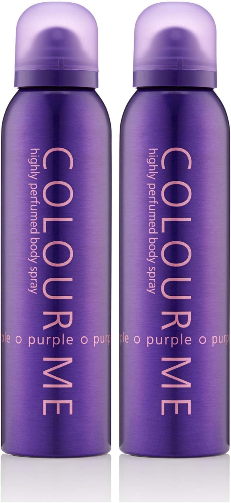 COLOUR ME Purple Perfume for Women. 150ml Body Spray, Luxury Fragrance - Womens Perfume, Long Lasting Fragrance for Women by Milton-Lloyd (Pack of 2)
