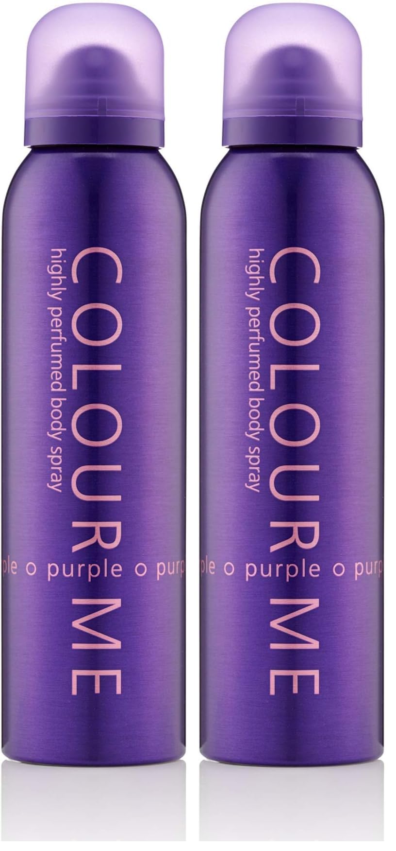 COLOUR ME Purple Perfume for Women. 150ml Body Spray, Luxury Fragrance - Womens Perfume, Long Lasting Fragrance for Women by Milton-Lloyd (Pack of 2)