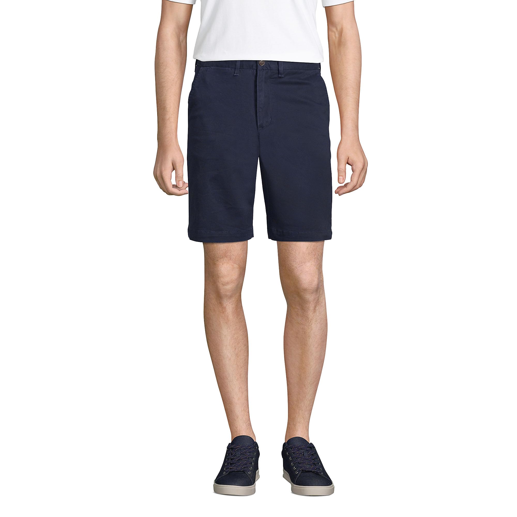 Lands' End Men's Big 9 Inch Comfort Waist Comfort First Knockabout Chino Shorts