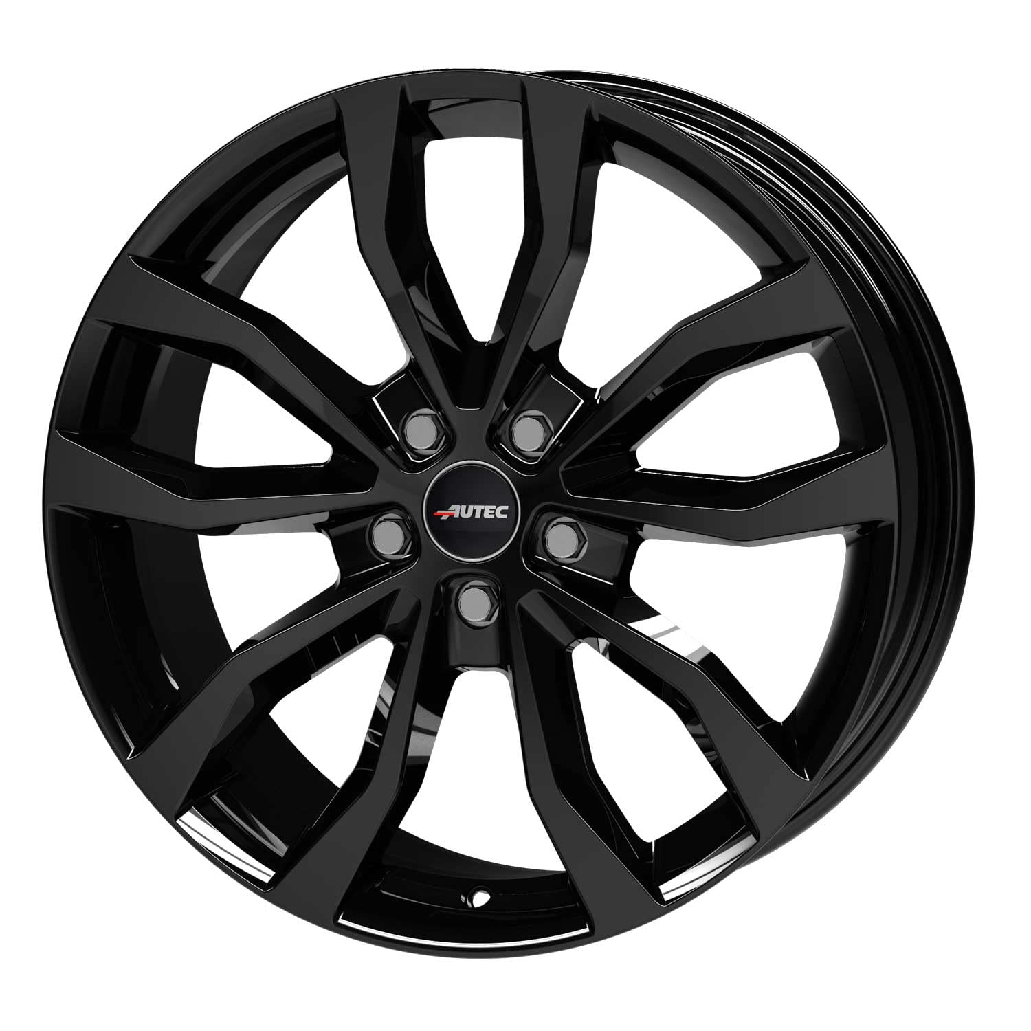 4x Llantas AUTEC UTECA 7.5x17 ET47 5x112 Schwarz