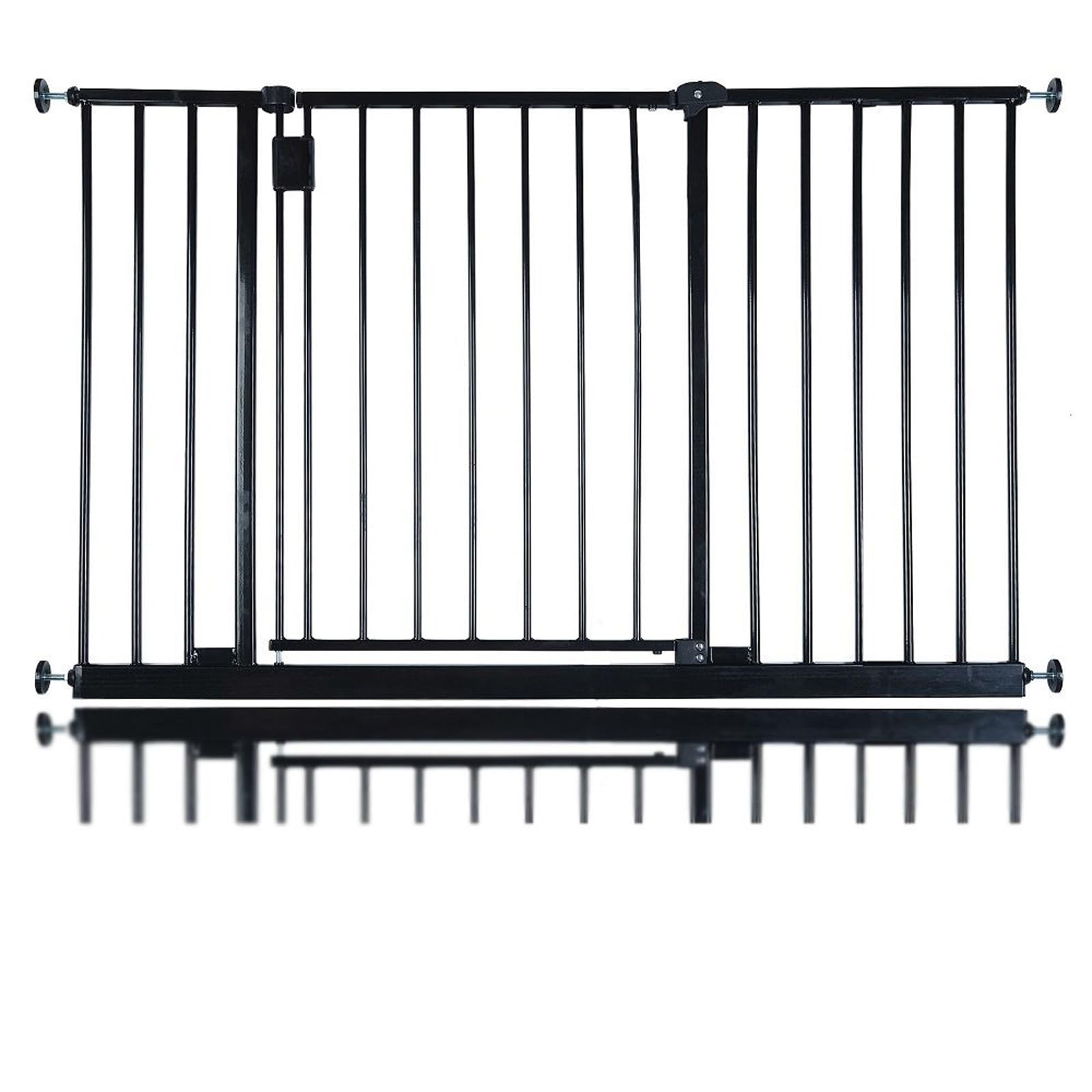 Safetots Extra Wide Hallway Gate, 122cm - 128cm, Matt Grey, Pressure Fit Baby Gate, Safety Barrier for Hallways and Wide Spaces, Easy Installation — view 14