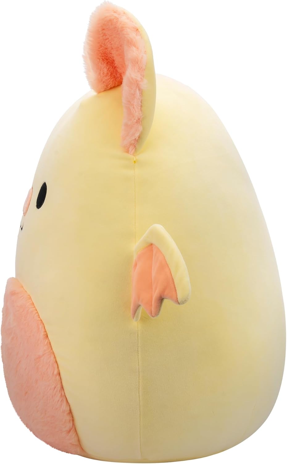 Squishmallows SQCR05482 16-Inch-Meghan The Cream and Pink Bat with Fuzzy Belly, Multicolour