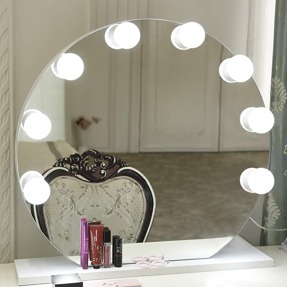Flash Deals - 40% OFF Vanity Lights for Mirror, Greenclick Hollywood Vanity Mirror Lights with 8 Dimmable Bulbs, Makeup Mirror with Lights for Cosmetic Bathroom Dressing Room Vanity Table (Mirror Not Include) Flash Deals - 80% OFF Vanity Lights for Mirror, Greenclick Hollywood Vanity Mirror Lights with 8 Dimmable Bulbs, Makeup Mirror with Lights for Cosmetic Bathroom Dressing Room Vanity Table (Mirror Not Include)