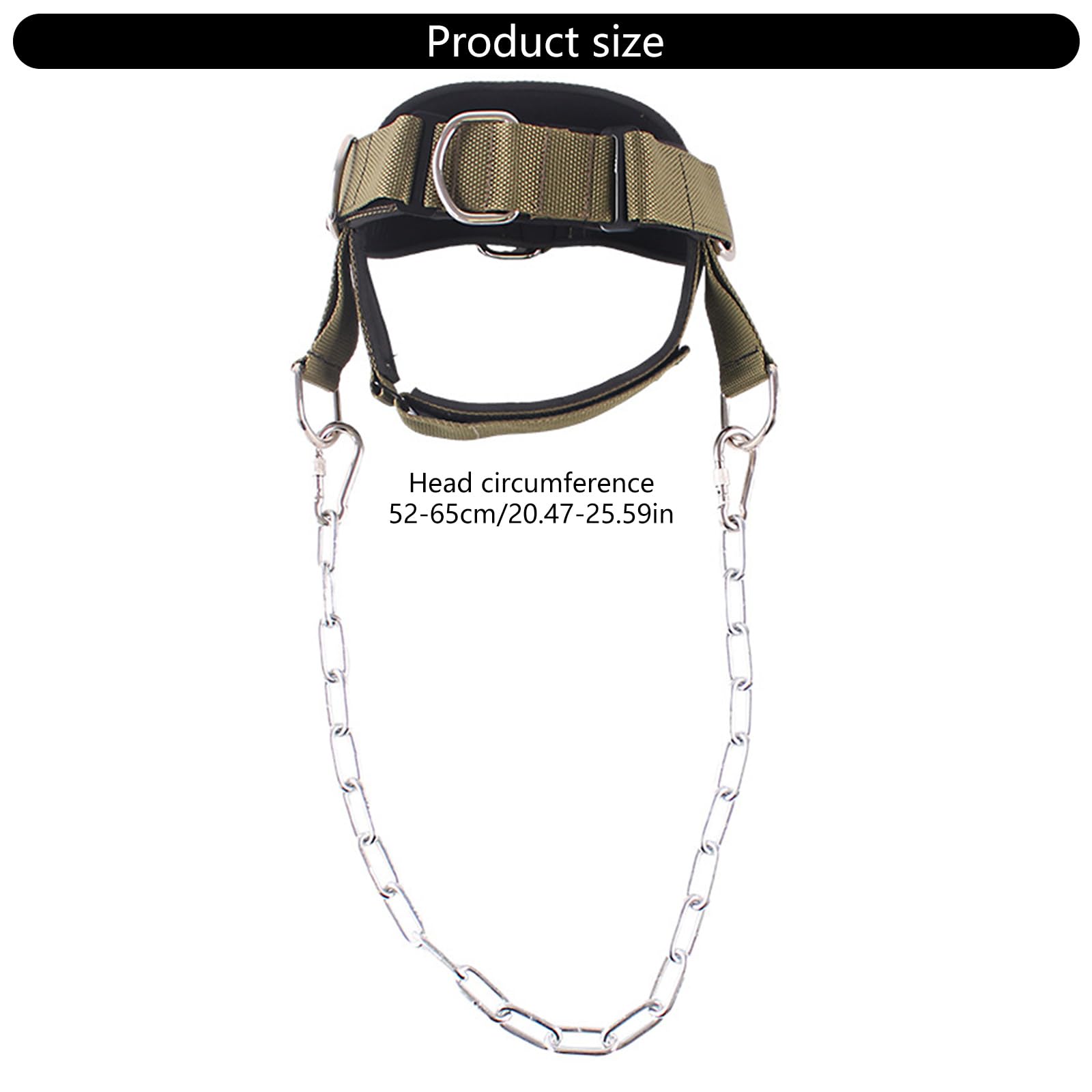 Imbracatura Collo WKWE - Allenatore Forza Collo Con Catena Imbracatura Collo WKWE - Allenatore Forza Collo Con Catena