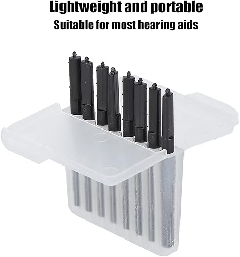 Miniatura 5 de 8 protectores de cera para audífonos, audífonos de plástico, filtros de cera para oídos, accesorio para audífonos con caja de almacenamiento para