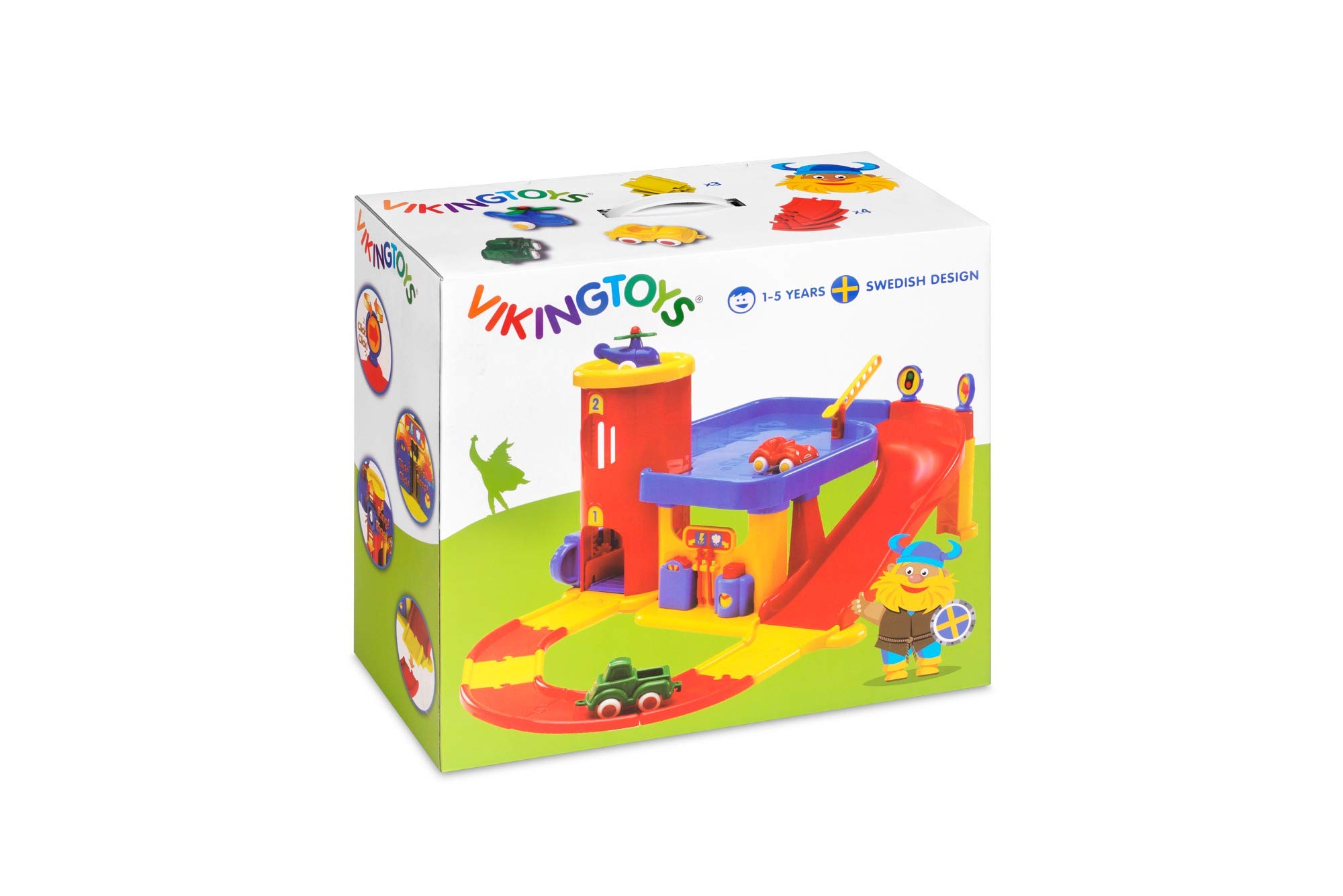 Viking Toys 5556 - Piccolo parcheggio con Set Strada