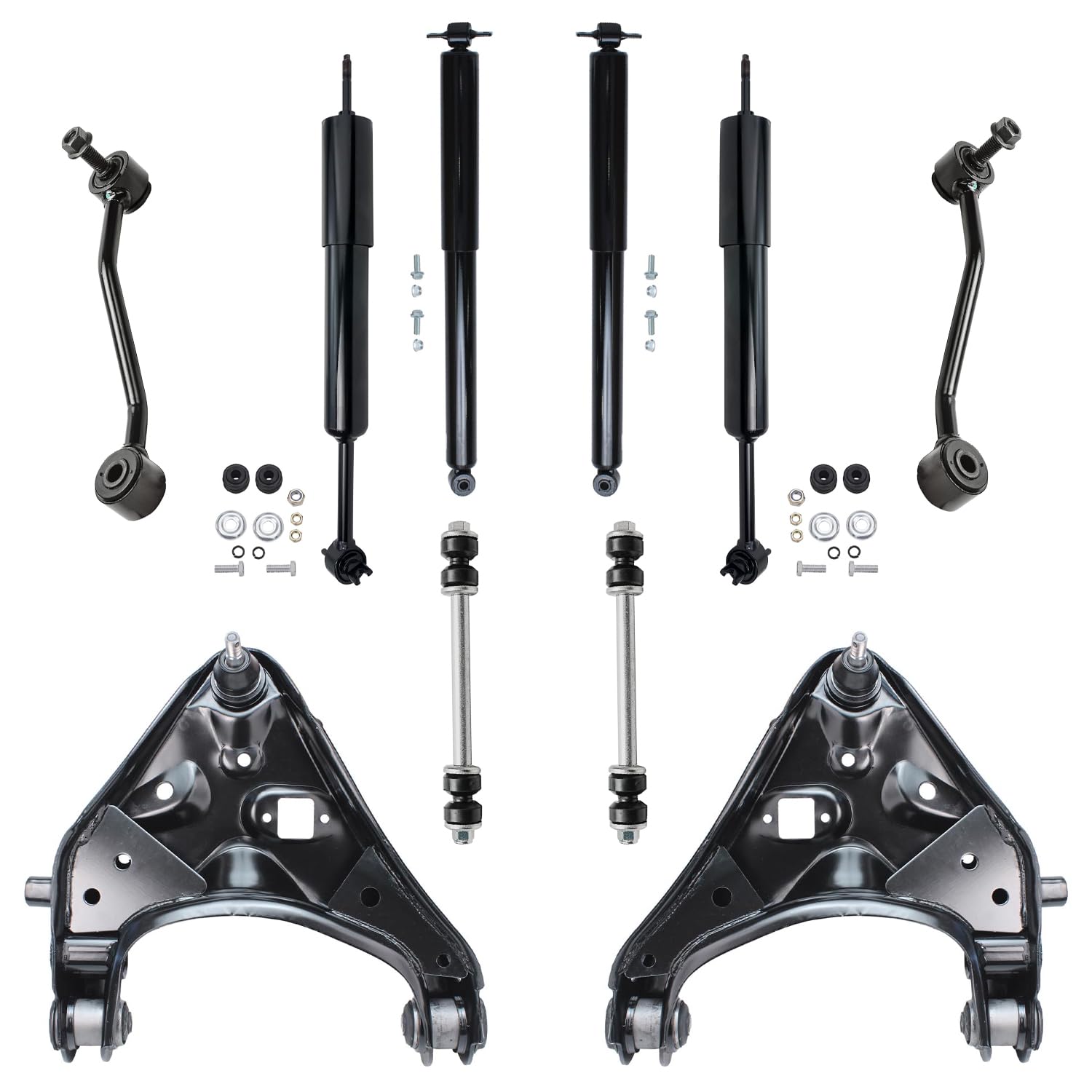Detroit Axle - 4WD Front End Suspension Kit for 97-01 Mercury Mountaineer