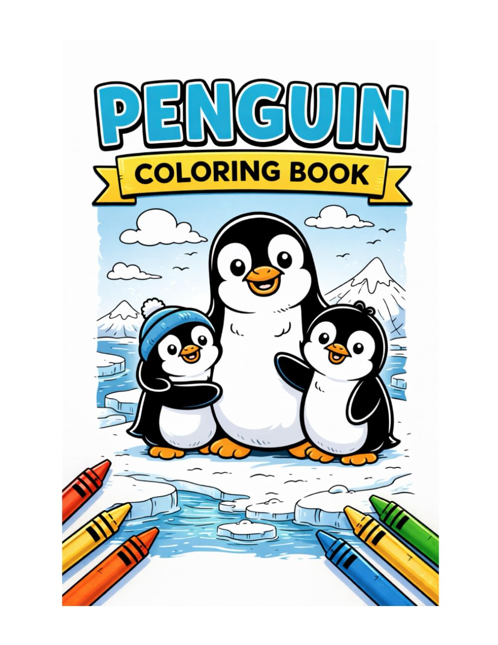 Penguin Coloring Book: Fun & Cute Penguins for Kids