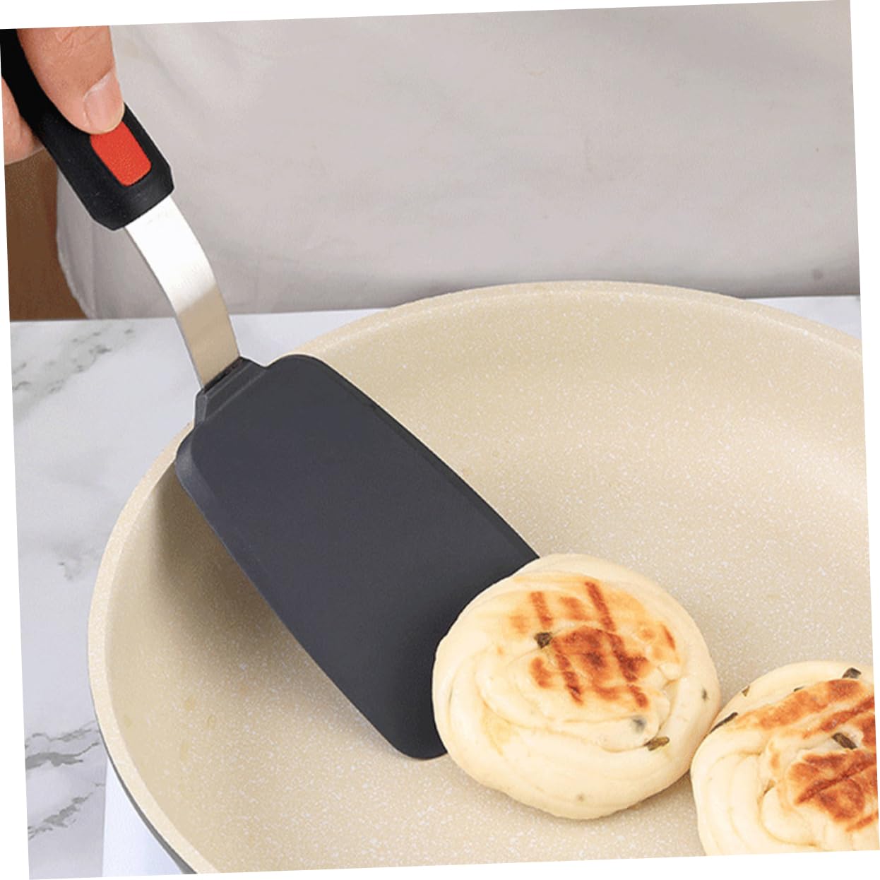 GLEAVI Espátulas de Silicona Espátula Antiadherente Flexible Utensilios de Cocina para Voltear Huevos y Galletas para Cocina
