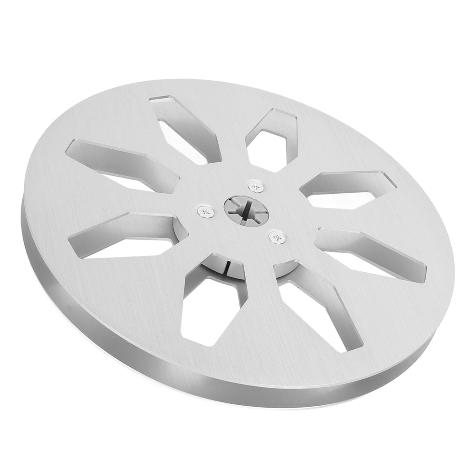 Naroote Bobine Vide en Aluminium de 7 Pouces, 1/4, pour Ruban Adhésif