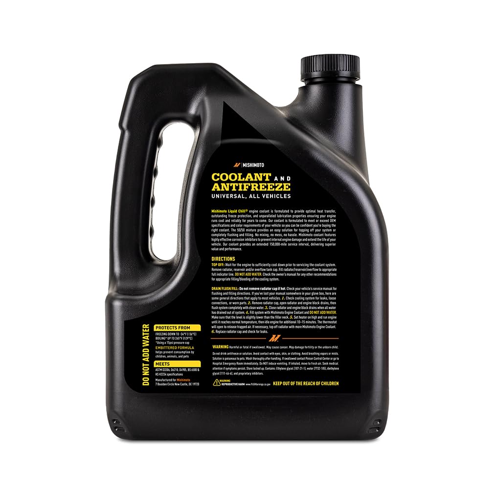 Mishimoto Liquid Chill Original Equipment Coolant, Yellow