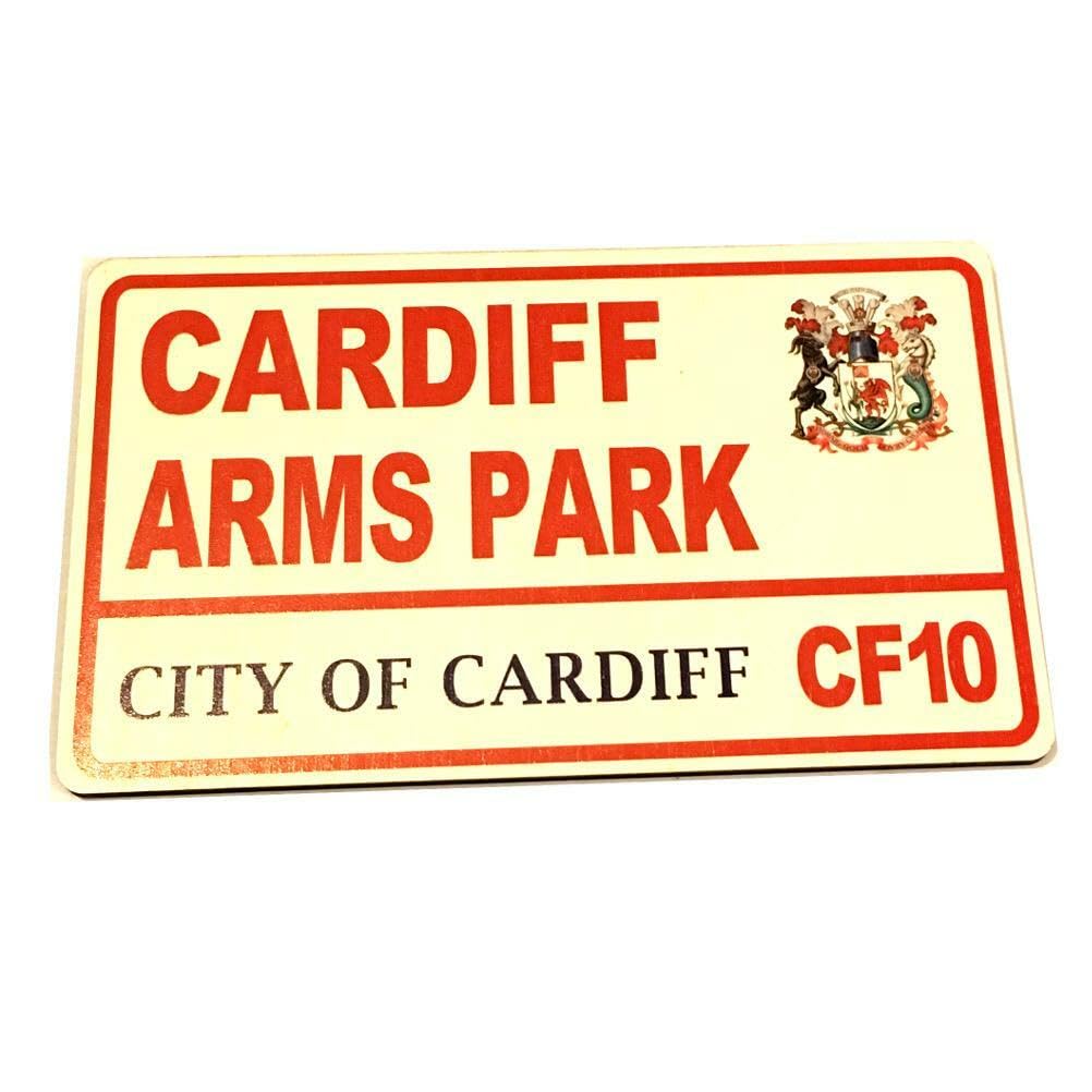 Yelaceccb Cardiff Arms Park Rugby Supporter Street Sign Street Sign 8X12 Inches
