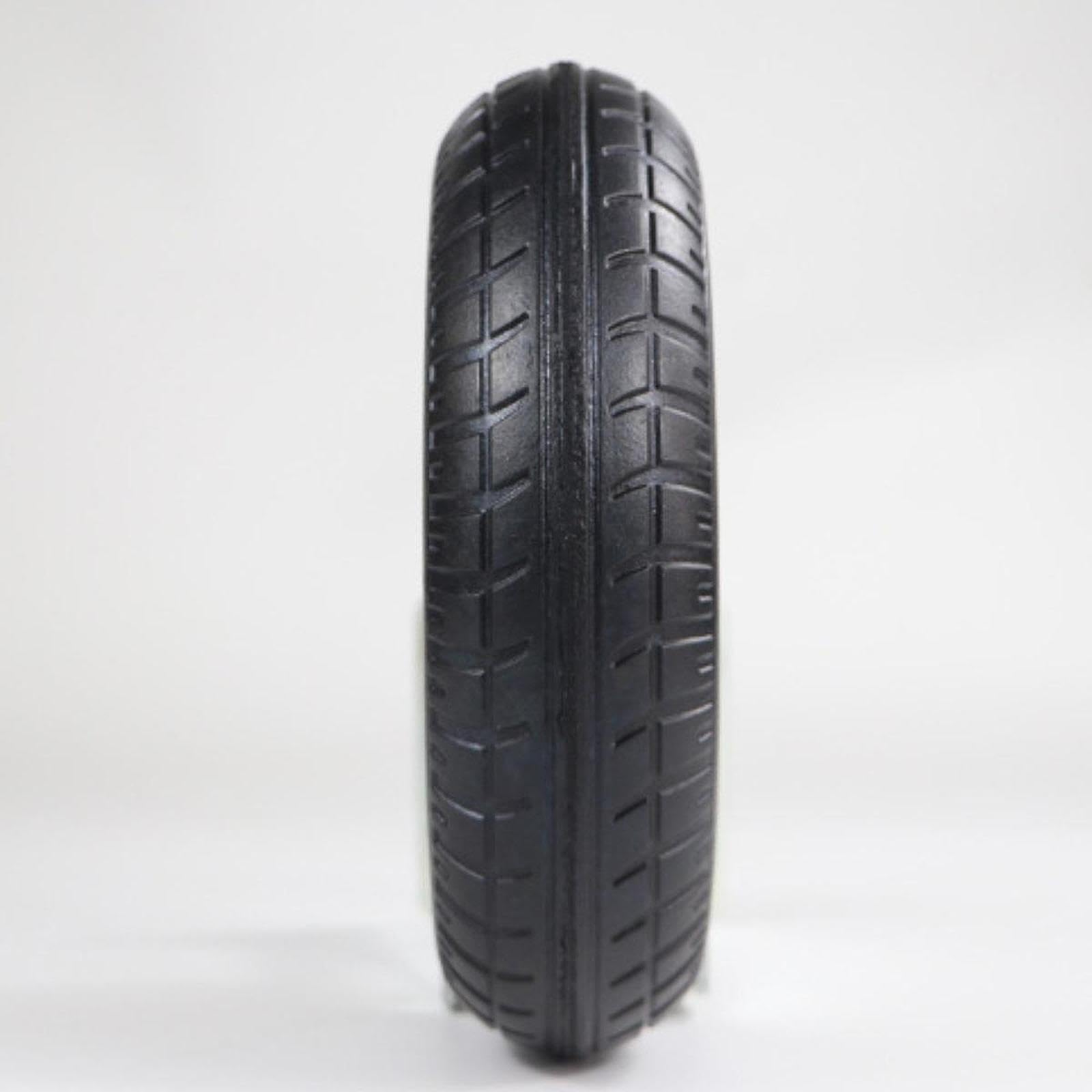 245 mm 3.50-4 Vollgummireifen, Radbreite 2,6 Zoll, Zubehör, pannensicherer Ersatz für Handwagen, einfache Montage, Lagerloch 20mm