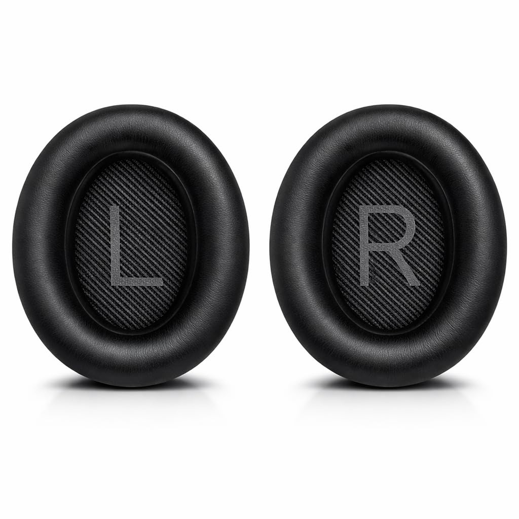Mizi Professional Ear Pads Cushions Replacement for Bose QuietComfort QC2 QC15 QC25 QC35 AE2 AE2i AE2W SoundLink/SoundTrue Around-Ear with Softer Protein Leather, Noise Isolation Memory Foam - Black