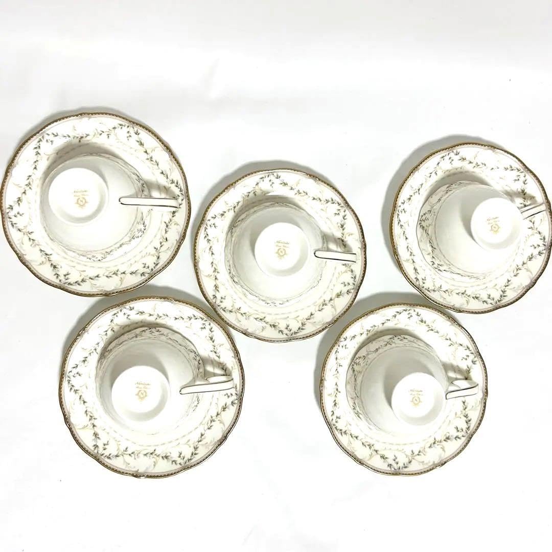 Amazon.co.jp: Noritake シエラモレナ カップ&ソーサー5客 大皿1枚