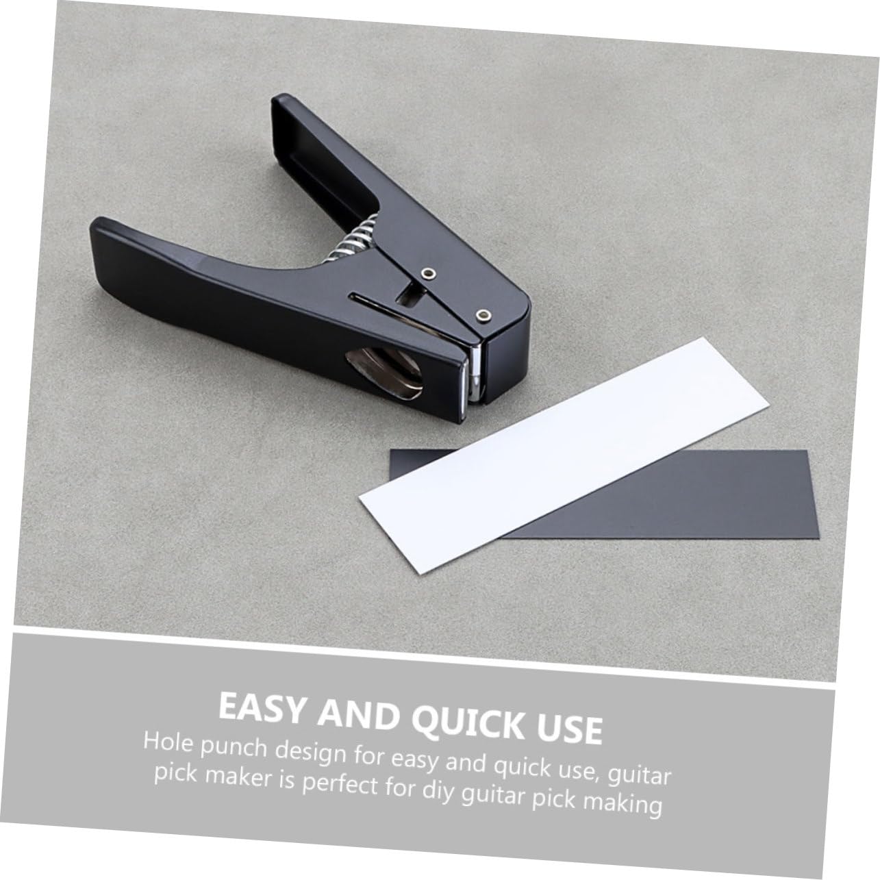 Kisangel Plettratrice Per Chitarra Strumento Di Fabbricazione Fai Da Te Per Basso Per Creazione Di Plettri Personalizzati Gadget Per Chitarra Regalo Per Chitarristi