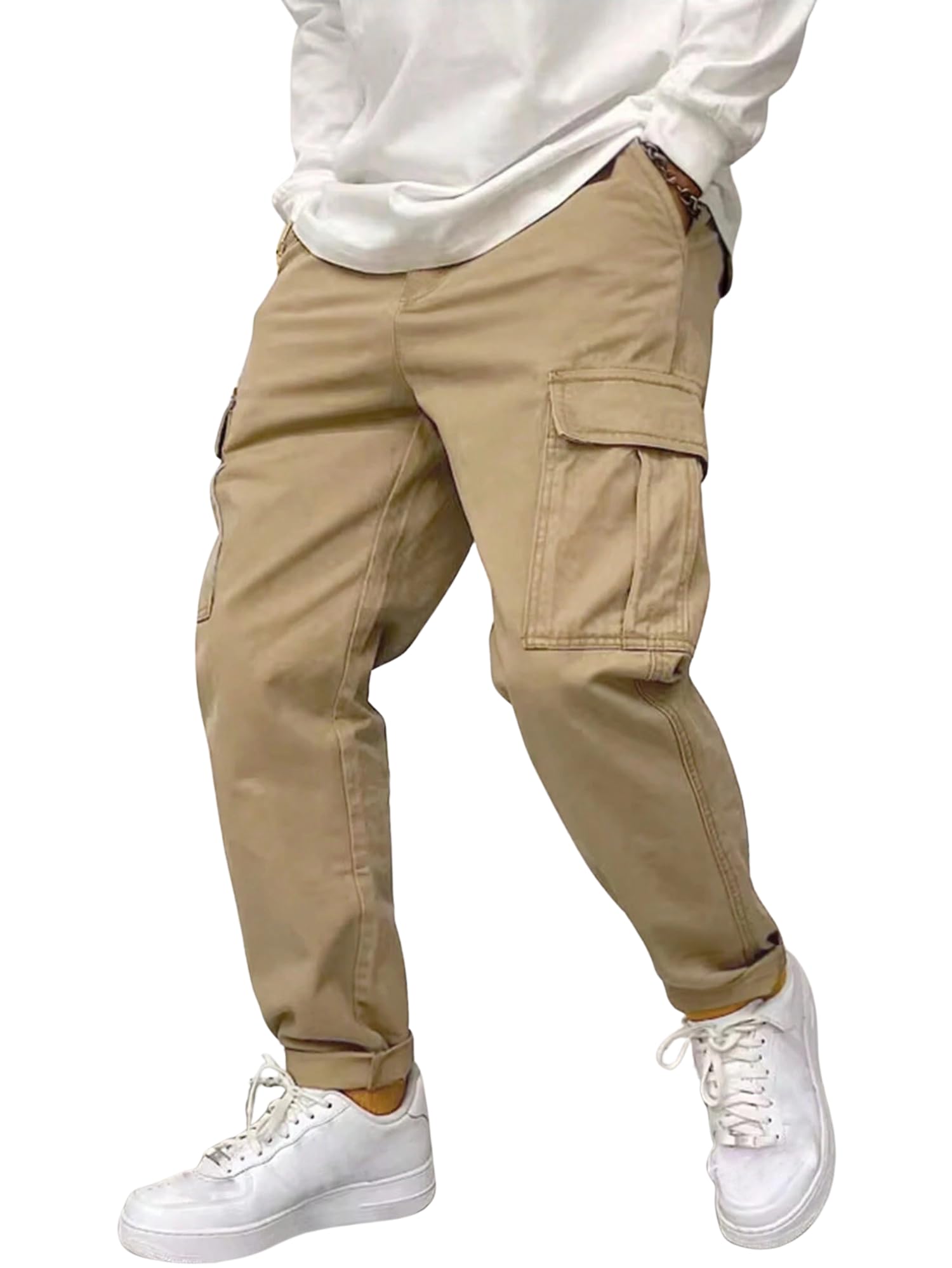lymio Men Cargo Pants Cotton || Cargos for Men || Cargo Pants (Cargo-129-132)-picture-38