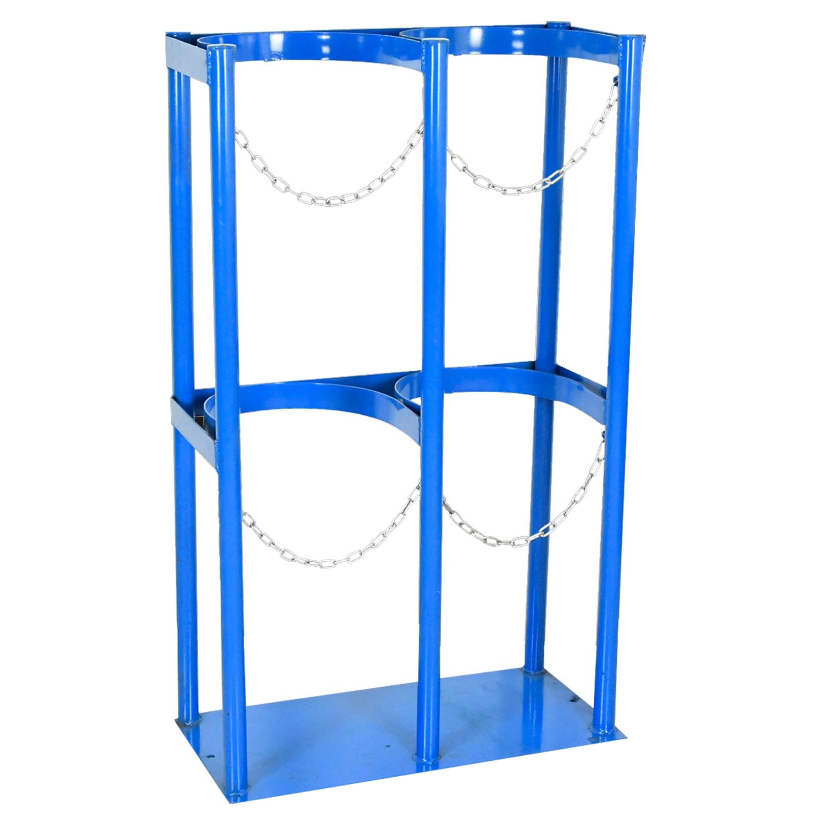 WQPMNYG Durable Steel Oxygen Tank Holder for 40L Gas Cylinder, Pre-Drilled Carrier Shelf for Nitrogen Cylinders, Clinic Transport Solution (60x30x100cm/23.6x11.8x39.4in)