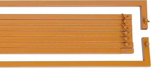 Miniatura 8 de Marco de arco de boda con base, 9.8 pies x 9.8 pies, cuadrado de metal para boda, sesiones de fotografía de Navidad y baby showers, dorado