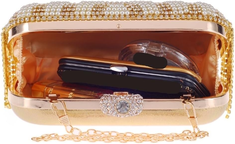 パールバッグ バンケット ブライダルバッグ クラッチバッグ ダイヤモンド ビーズ イブニングバッグ レディース クラフト