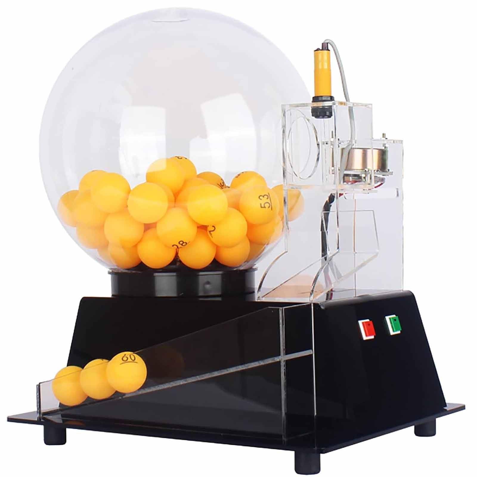 Ensemble de jeu de bingo professionnel, machine de loterie colorée, machine de l