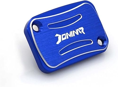 Miniatura 2 de Tapa Depósito Líquido Freno Delantero para Bajaj Pulsar 200NS 200RS 200AS Dominar 400200 NS/RS/AS Tapa Cilindro Maestro (Color : Azul Dominar)