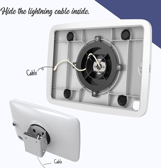 Soporte de pared para iPad 10.2 pulgadas 7ª 8ª 9ª generación miniatura 9