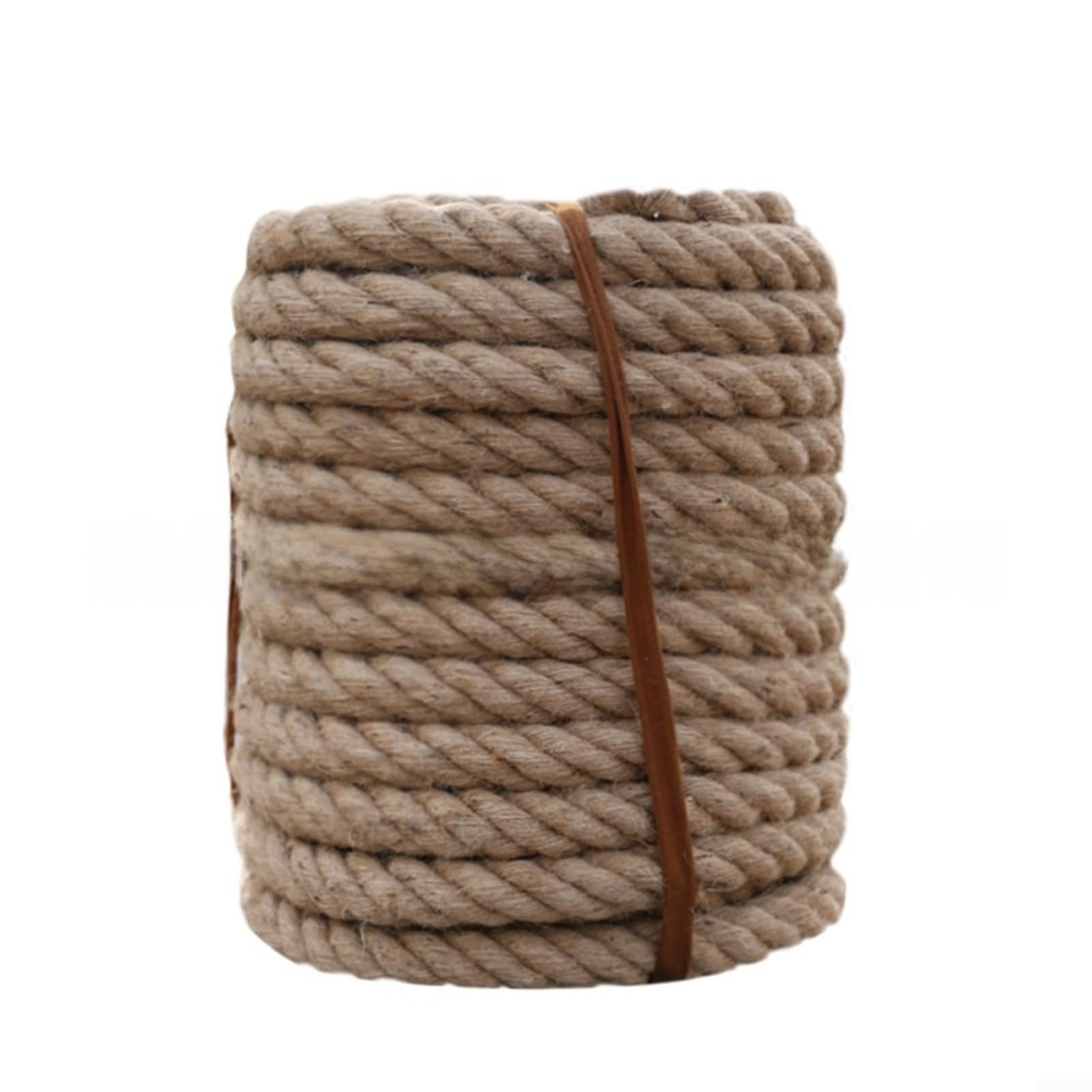 Corde de jute naturelle 50m en chanvre tressé haute résistance pour décoration