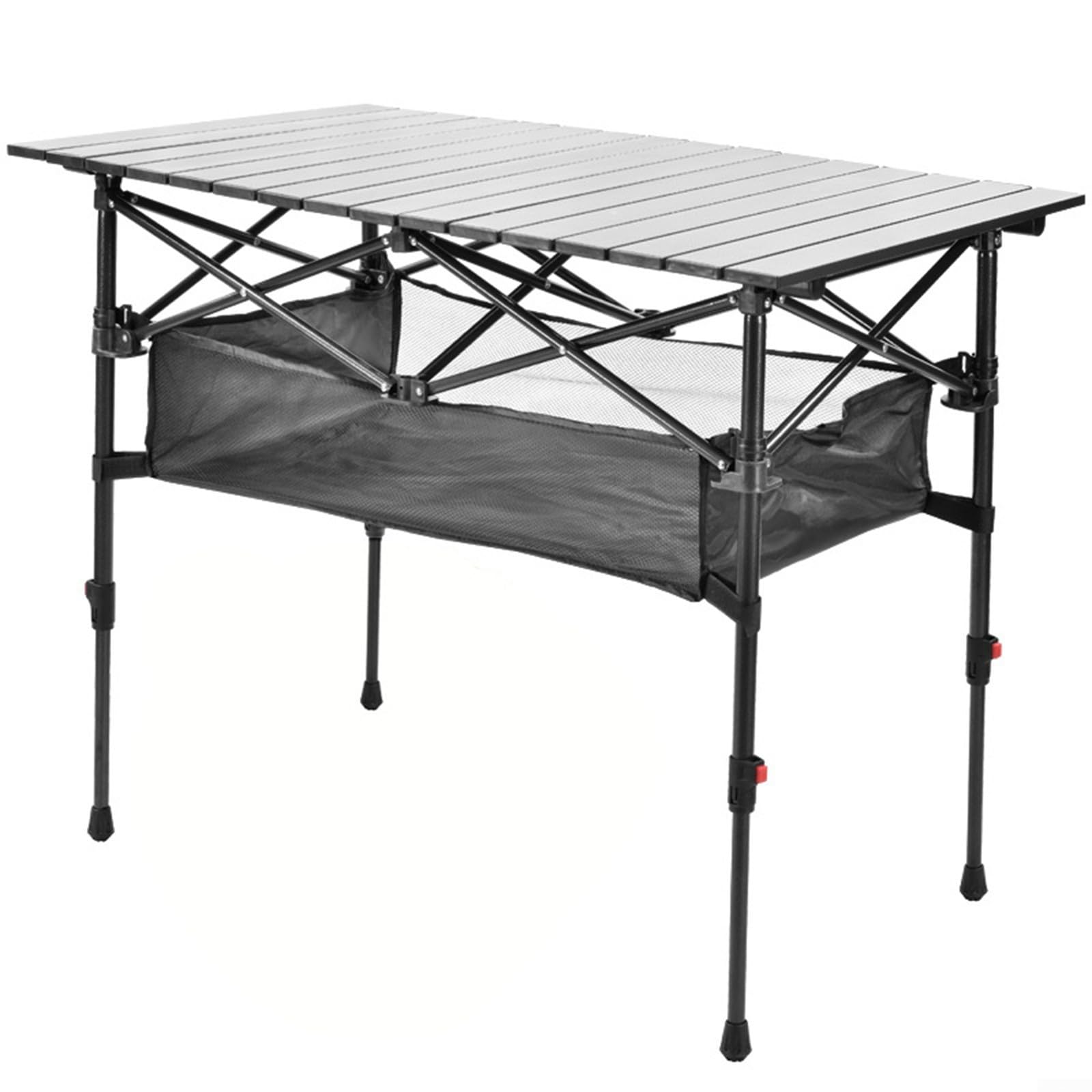Untertisch Aufbewahrungstasche Camping unter dem Tisch Rack Tasche faltbare Campingtisch Netzkorb Organizer Aufbewahrung Netzstoff Tischaufbewahrungstasche