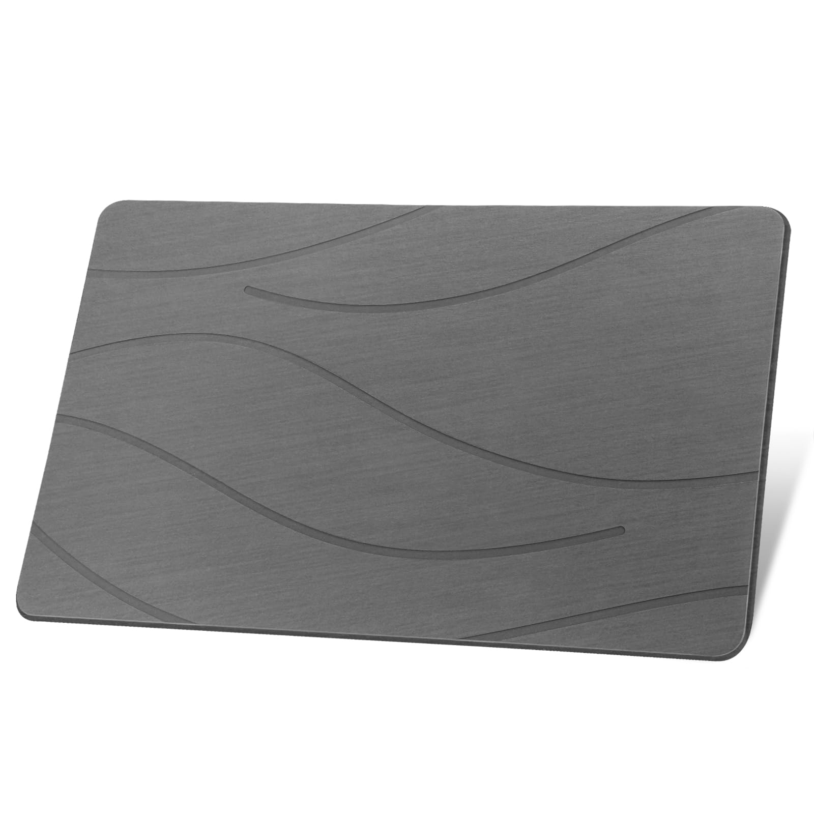 Ceecysaa Stone Bath Mat, Non-Slip Diatomaceous Earth Shower Mat, Quick Drying Bath Mat Stone, Super Absorbent Diatomite Bath Mats for Bathroom Kitchen, Easy to Clean