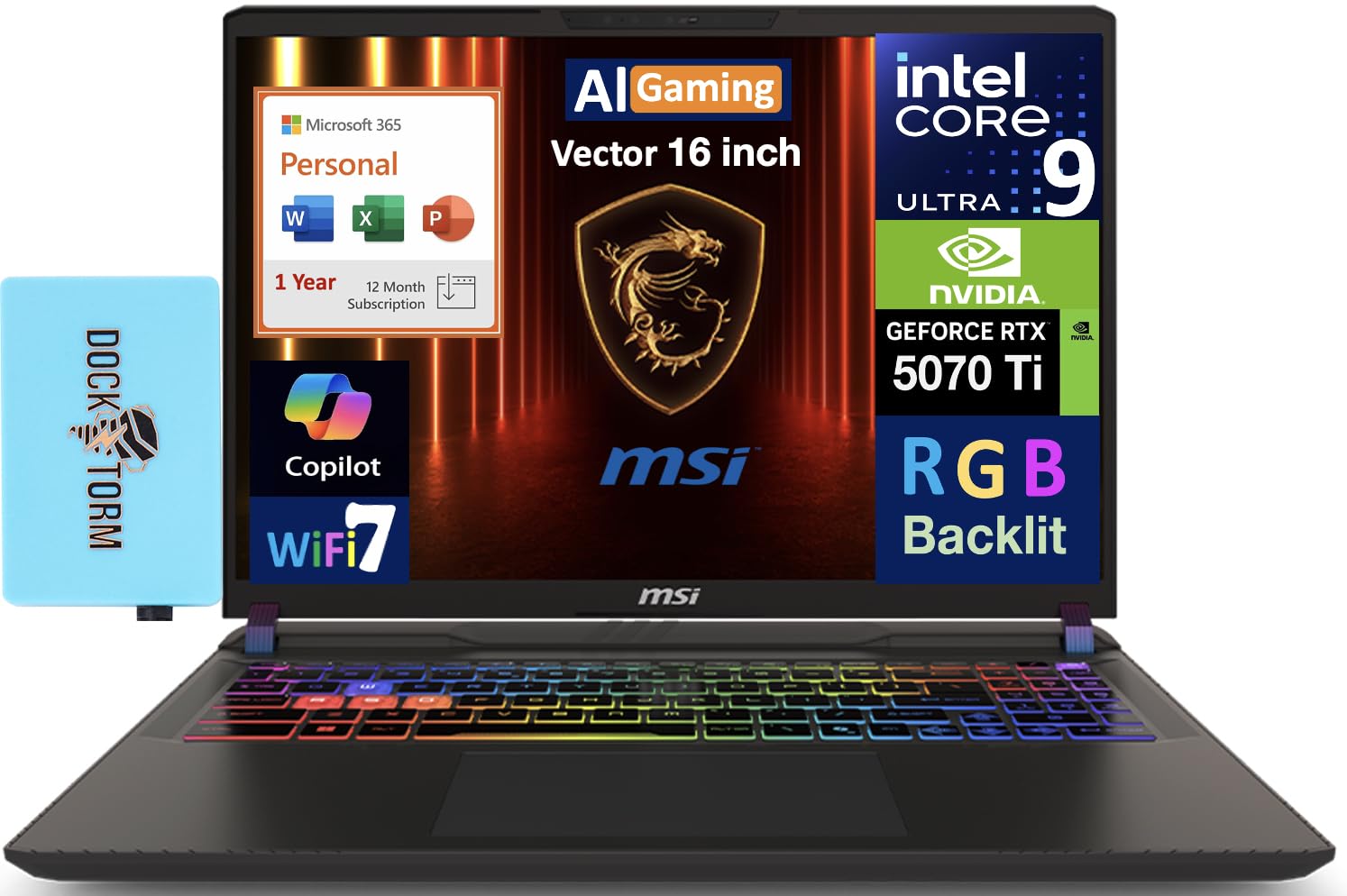 Amazon.com: MSI Vector AI Gaming Laptop 16.0