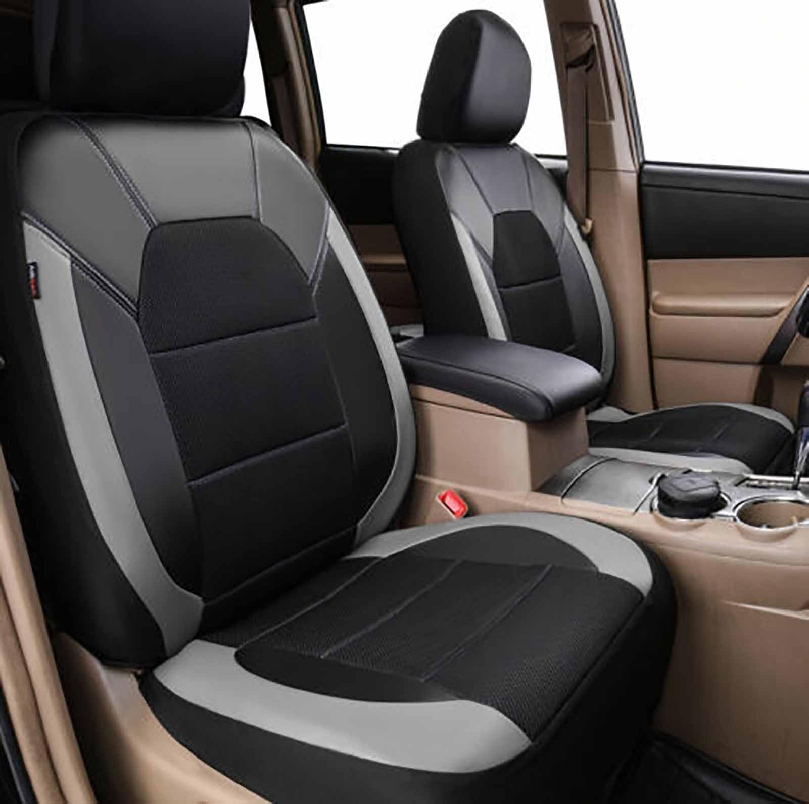 Coprisedili Auto In Pelle PU Per Citroen C3 II E III (2009-2024), Set Completo 5 Pezzi, Impermeabile E Antiscivolo - Morbido E Durevole