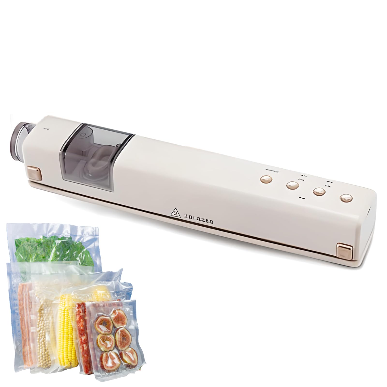 Scelleuse de Sac 2-En-1, Scelleuse Sous Vide Rechargeable