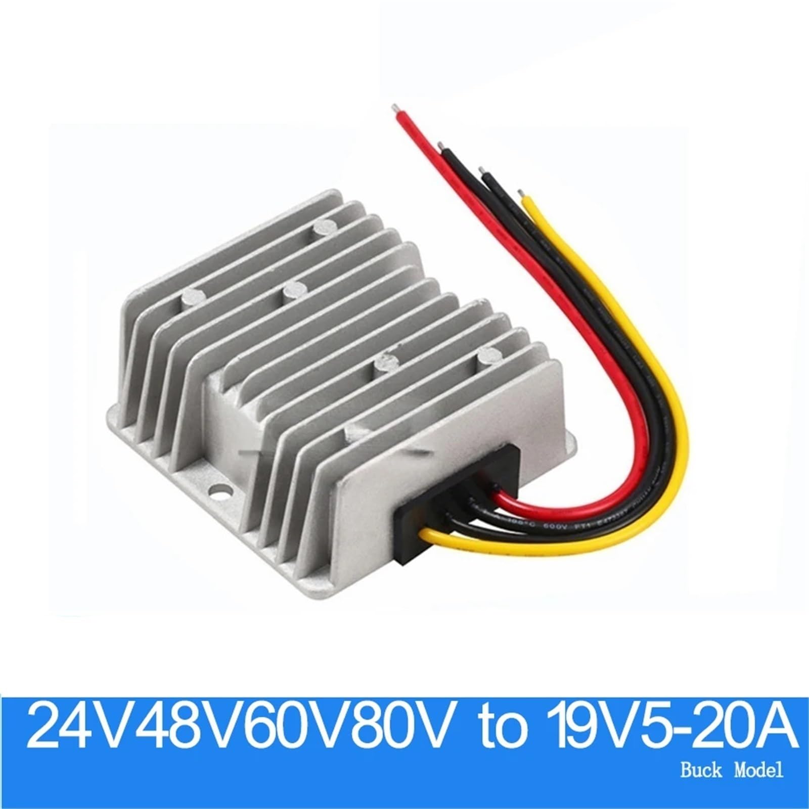 DC Power Converter 12V 24V 36V 48V 60V 72V 80V to 19V 5A 10A 20A30A DC Car Mounted Laptop Power Step-Down Module(5A,12V_19V)
