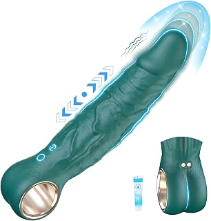 Adult Sex Toys Thrusting Realistic Dildos Vibrator - Adult Toys Penis Silicone Dildo Sex Stimulator with 7 Thrusting & 10 Vibrating, Female & Couples Sex Toys, Adult Sex Toys & Games for Women Couples