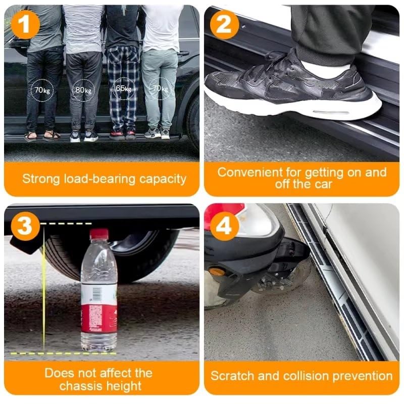 Escalón lateral y estribos de aluminio para Eclipse Cross SUV 4