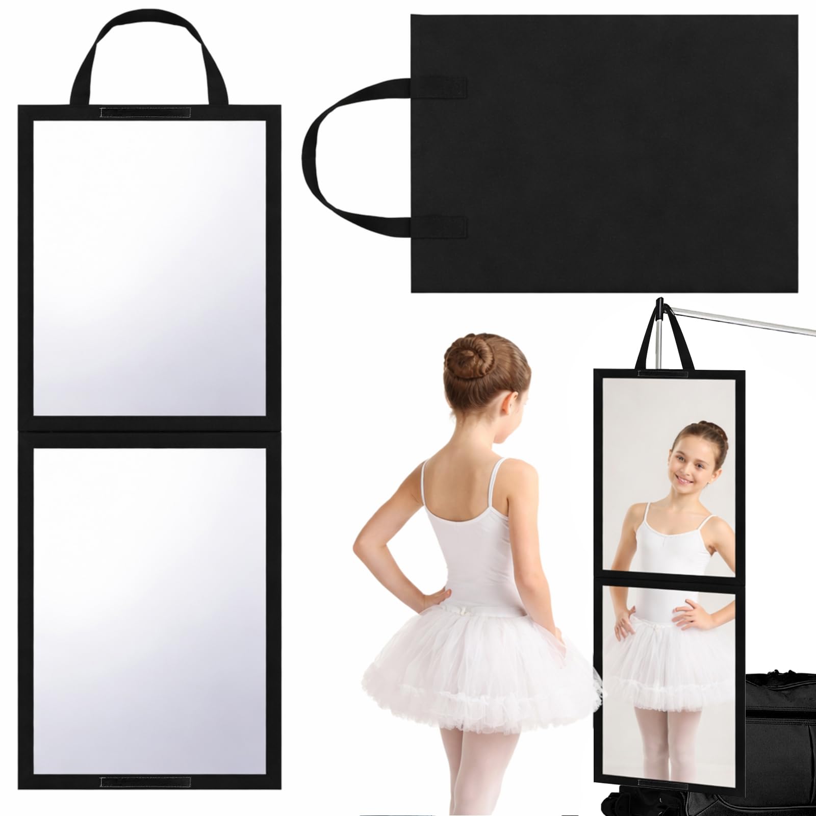 Amazon.com: GlikCeil Foldable Portable Full Length Mirror for