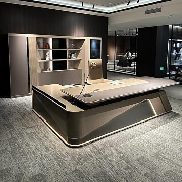 Computer Desk Side Table Boss Office Modern Manager Desk President Work Gaming Desk Large Desk