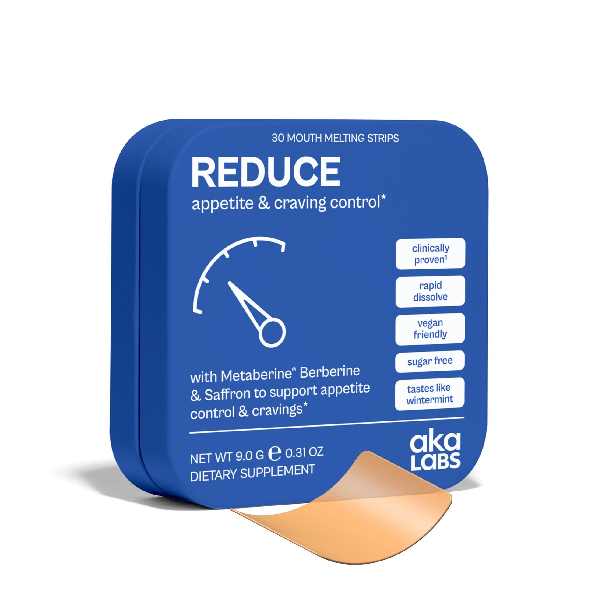Reduce, Wintermint Flavored Melting Wellness Strips, 30 Ct