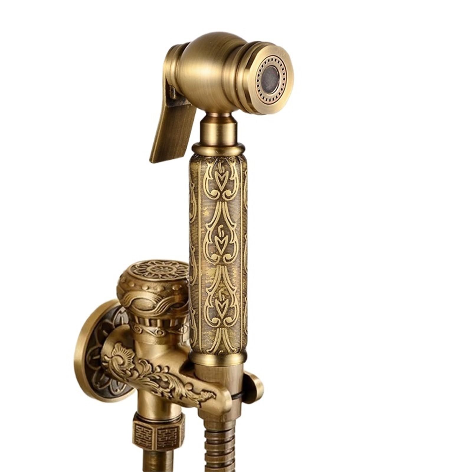 Doccetta per Bidet Spruzzatore for bidet portatile in ottone antico