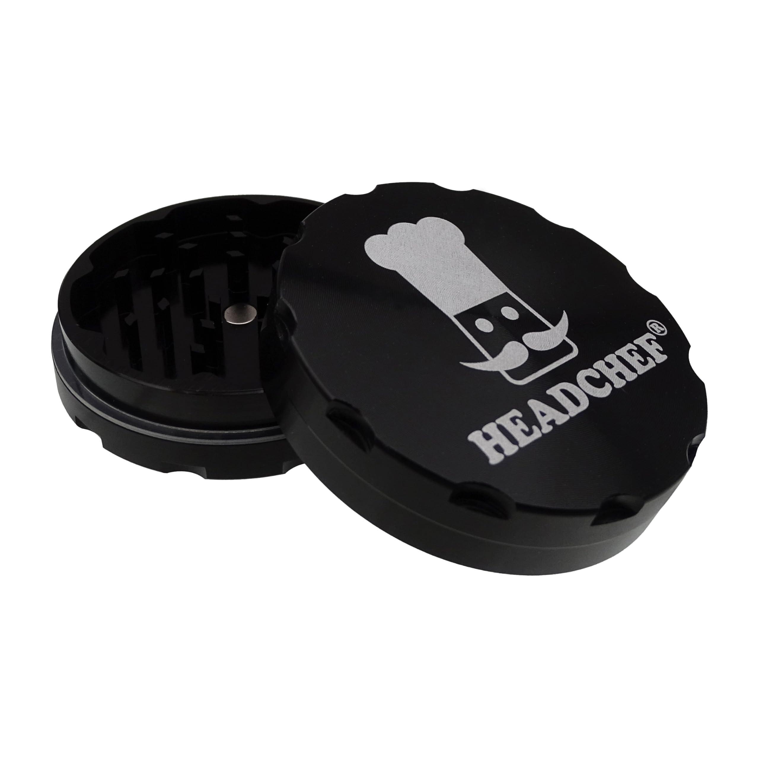 Headchef Razor Grinder 62mm 2 Part (Black)