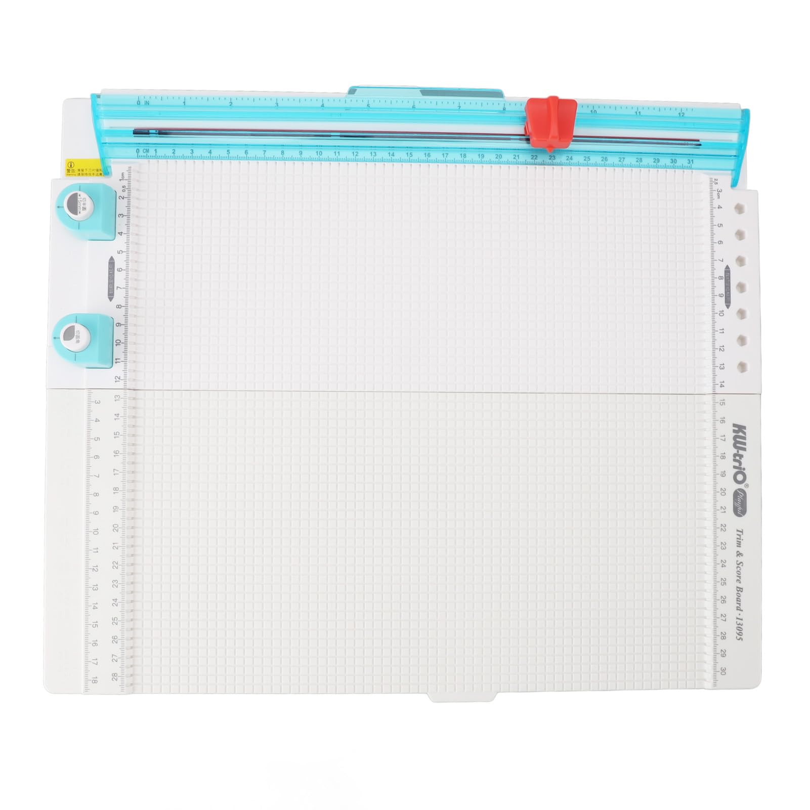 MAJONMMERD Paper Trimmer Scoring Board, 7 in 1 Multifunctional Paper Cutter with 310mm Cutting Width for Crafting Scrapbooking Cards Envelopes and Gift Boxes