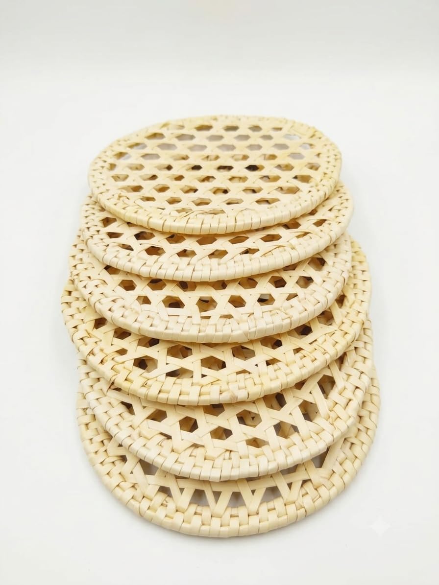 Handmade Palm Leaf Idiyappam Plate 6 Piece Combo 15 cm x 15 cm-picture-32
