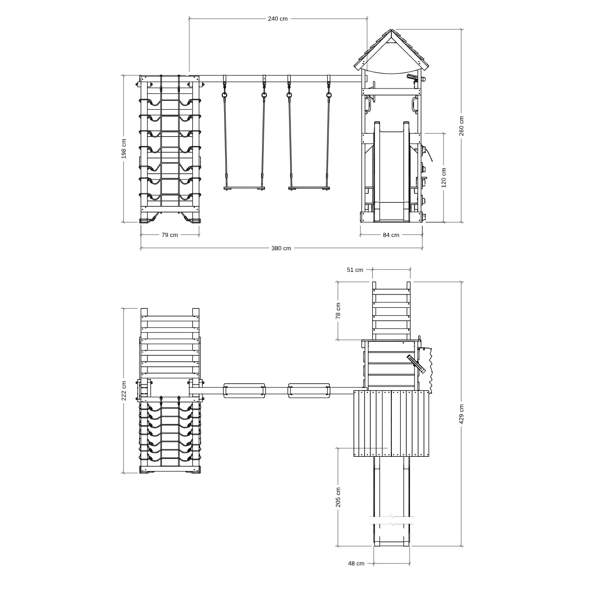 Disney's Der König der Löwen Story Spielturm von Wickey - Klettergerüst, Kletterturm, Gartenspielgerät für Kinder - Outdoor Garten Spielplatz aus Holz mit Sandkasten