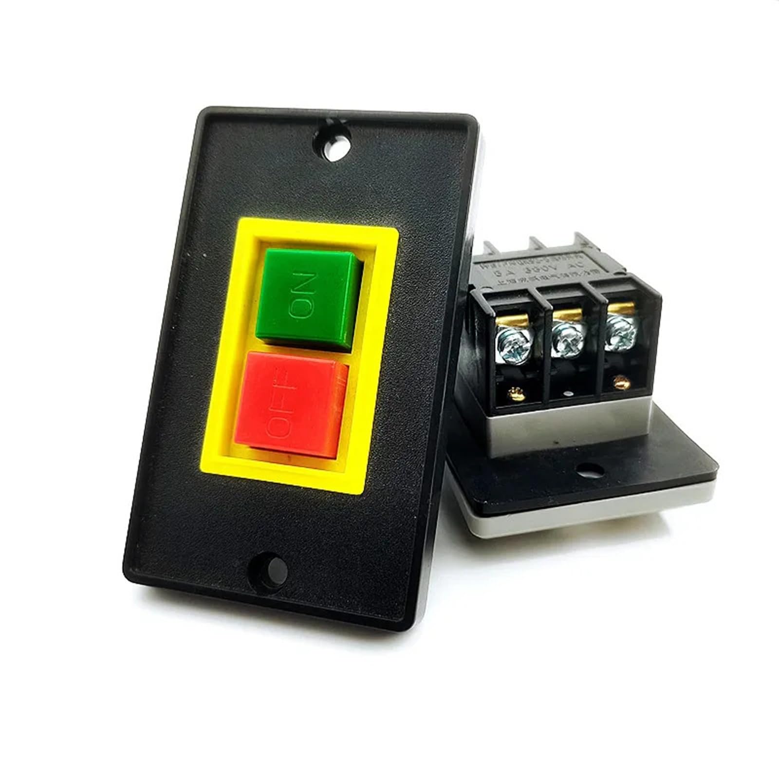 Interruptor de control de motor para taladro de banco Qcs1 con terminal de tornillos AC 380V 4
