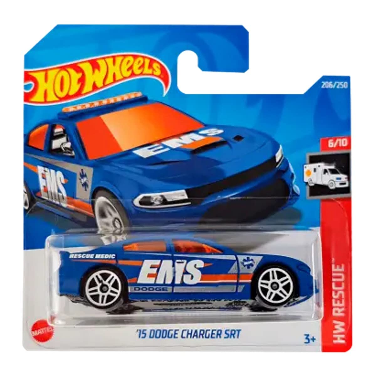 Hot Wheels 1:64 Rescue '15 Dodge Charger SRT HCW24